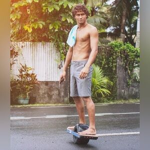 Hurley Men's Gray Hybrid Swim Shorts BUNDLE